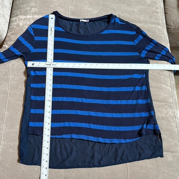 Blue Striped Women's Top - Picture 4 of 6